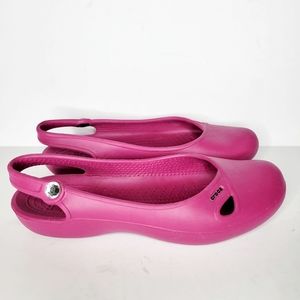 Crocs Olivia Berry Flats Women's Size 9